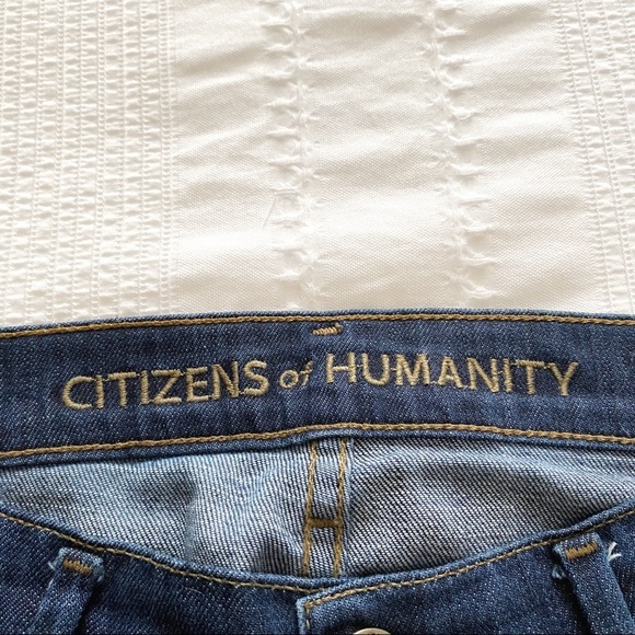 CITIZENS OF HUMANITY ELSON MEDIUM RISE STRAIGHT LEG JEANS - 27 - Picture 4 of 11